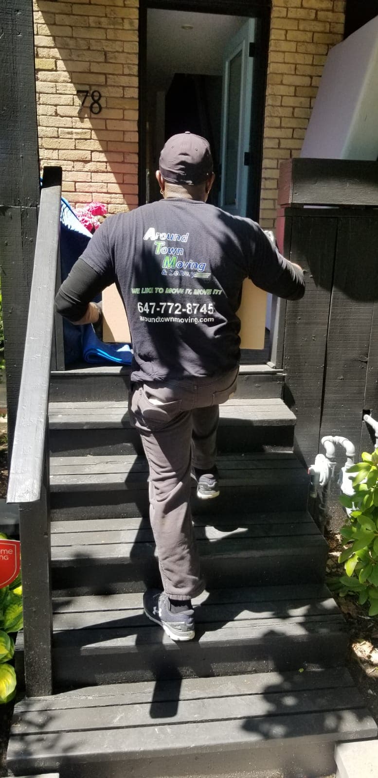Around Town Movers hard at work